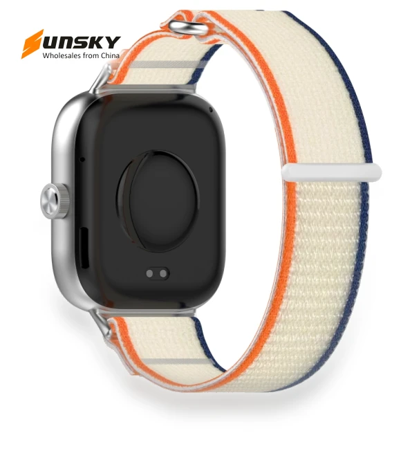 Nylon Woven Hook and Loop Fastener Watch Band — Smartwatch Straps, Redmi