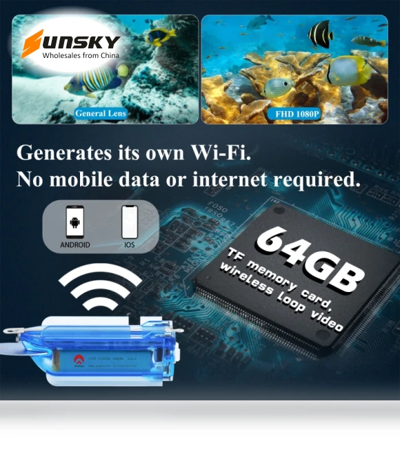 Wireless Underwater Fishing Video Camera — Adventure & Sports Cameras