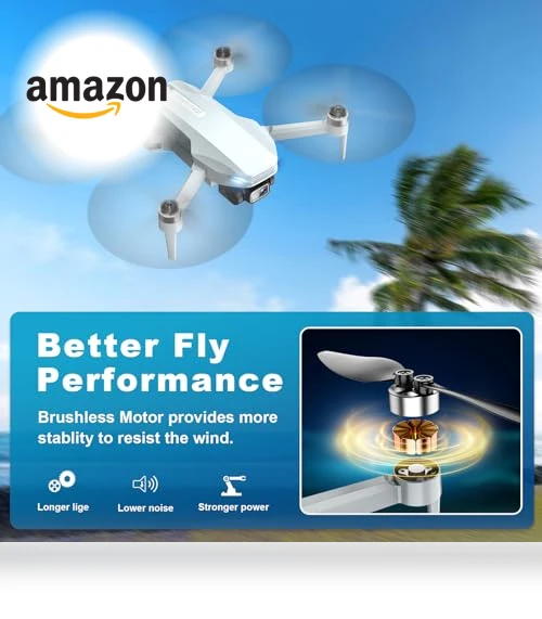 2K HD FPV Drone with Brushless Motor — Drones, BLINORY