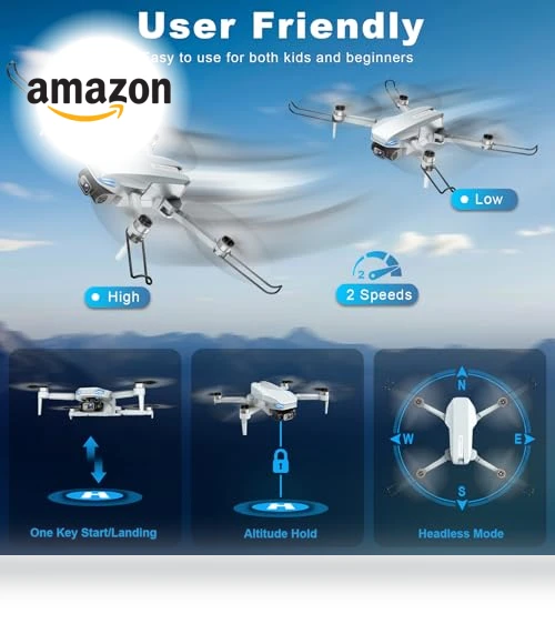 2K HD FPV Drone with Brushless Motor — Drones, BLINORY