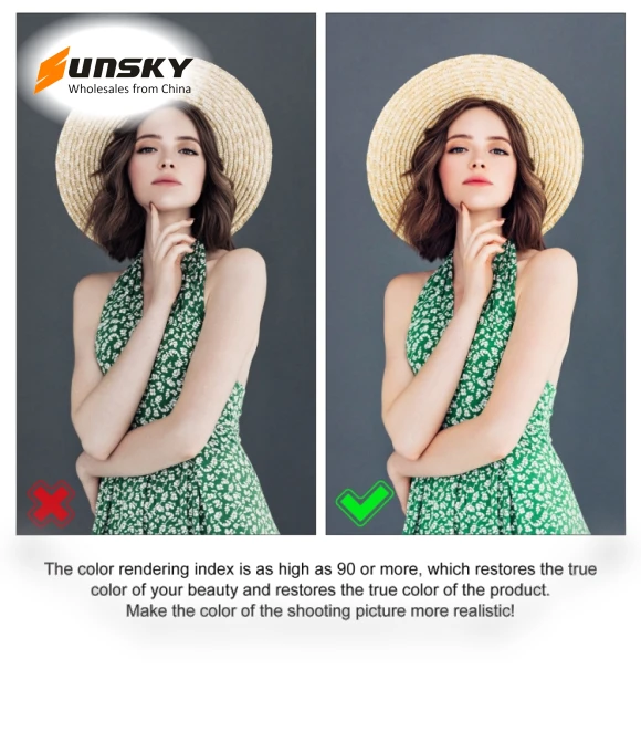 64LED 5W Video Splicing Fill Light — Selfie Lights, PULUZ