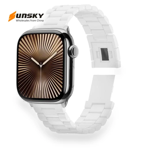 Candy Three-bead Magnetic Buckle PC Watch Band — Watch Straps & Bands
