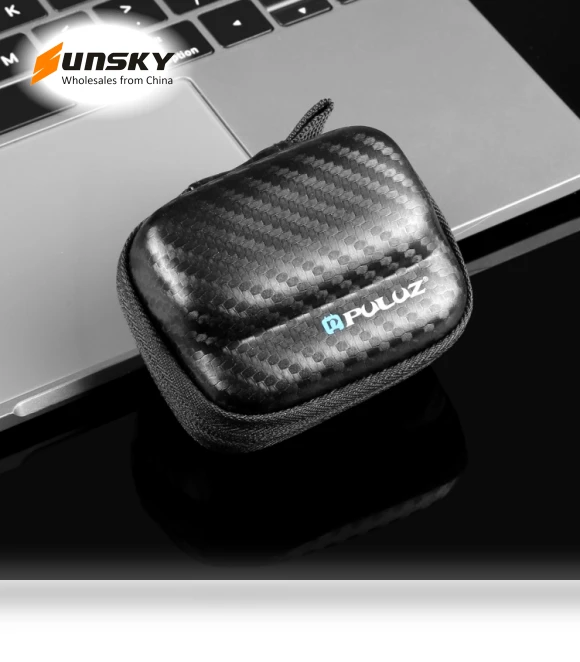 Mini Body Bag Portable Carbon Fiber EVA Storage Bag — Camera Bags & Accessories, PULUZ