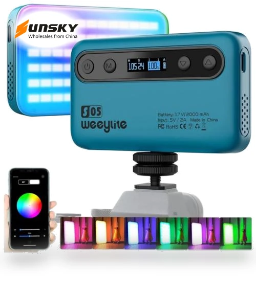 Portable App Control Phone Fill Lamp — Selfie Lights, Weeylite