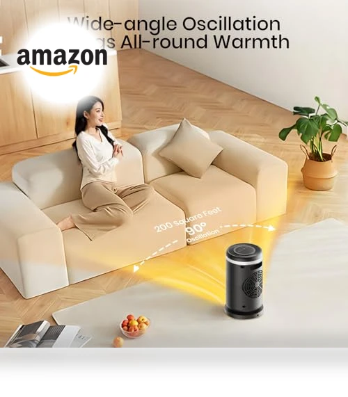 Portable Space Heater with Digital Display — Portable Heating Solutions, OGACFO