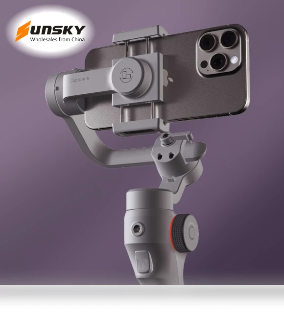 Professional 3-Axis Handheld Gimbal Phone Live Stabilizer — Steady Shots, Funsnap