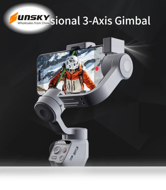 Professional 3-Axis Handheld Gimbal Phone Live Stabilizer — Steady Shots, Funsnap