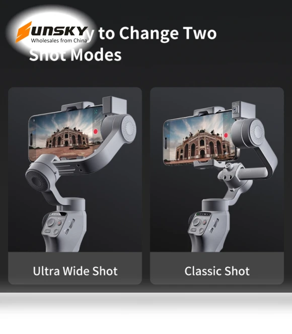 Professional 3-Axis Handheld Gimbal Phone Live Stabilizer — Steady Shots, Funsnap