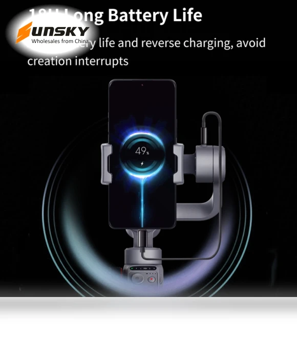 Professional 3-Axis Handheld Gimbal Phone Live Stabilizer — Steady Shots, Funsnap