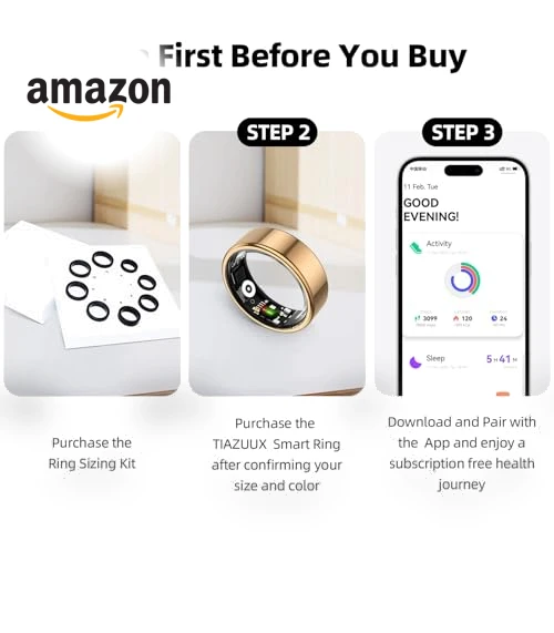 Smart Activity Tracker Ring — Smart Rings, TIAZUUX