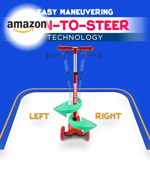 3 Wheel Kick Scooter for Children and Toddlers — Electric Vehicles, HighMaster