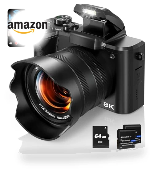 8K Digital Camera for Photography — Camcorder Accessories, Fulealfly