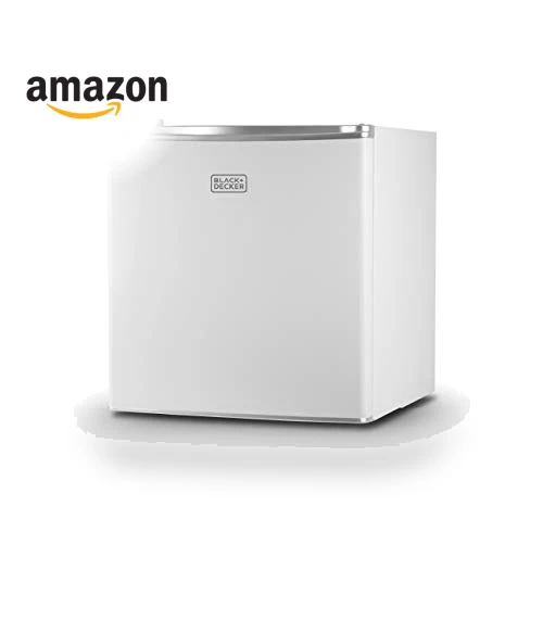 Compact Refrigerator Energy Star Single Door Mini Fridge with Freezer — Mini Fridges, BLACK+DECKER