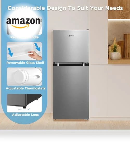 Double Door Refrigerator — Mini Fridges, Midea