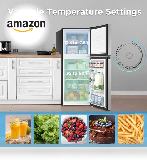 Double Door Refrigerator — Mini Fridges, Midea