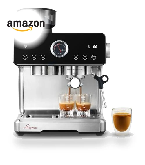 Espresso Machine with Grinder and Milk Frother — Espresso Machines, Acaspresso