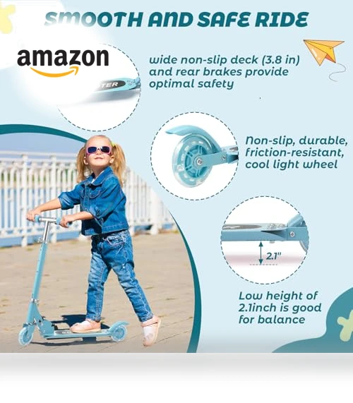 Kick Scooter for Kids — Push Scooters, ADUBENRY