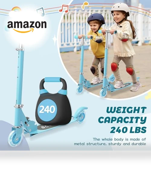 Kick Scooter for Kids — Push Scooters, ADUBENRY