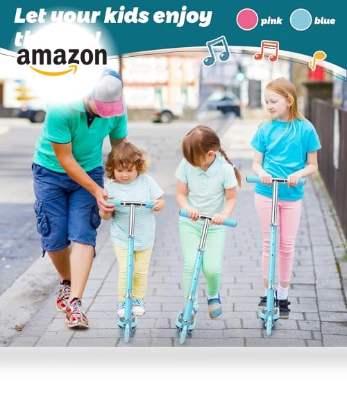 Kick Scooter for Kids — Push Scooters, ADUBENRY