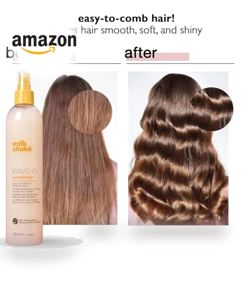 Leave-In Conditioner Spray Detangler for Natural Hair — Shampoos, milk_shake
