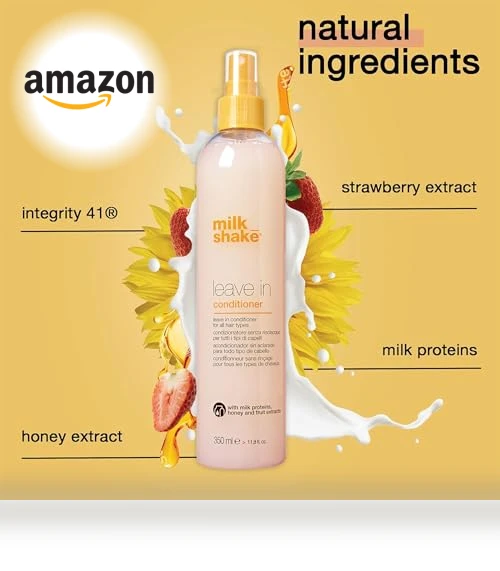 Leave-In Conditioner Spray Detangler for Natural Hair — Shampoos, milk_shake