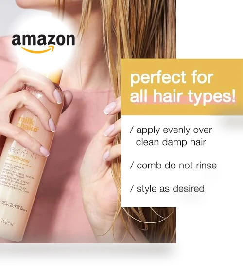 Leave-In Conditioner Spray Detangler for Natural Hair — Shampoos, milk_shake