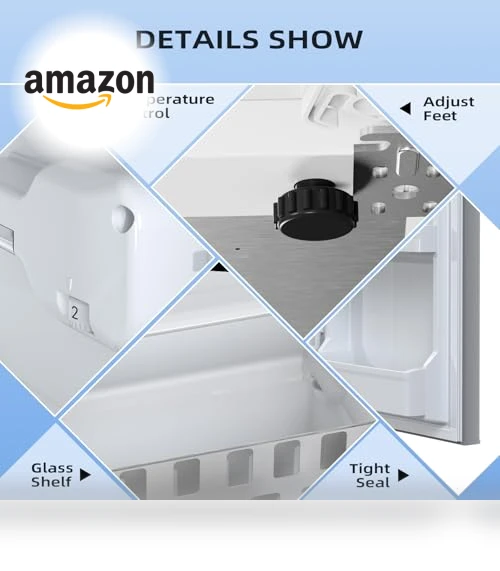 Mini Refrigerator with Freezer — Mini Fridges, Antarctic Star