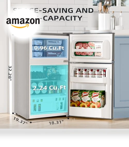 Mini Refrigerator with Freezer — Mini Fridges, Antarctic Star