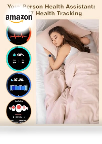 Smart Watch for Women with AMOLED Display — Smartwatches, SOUYIE