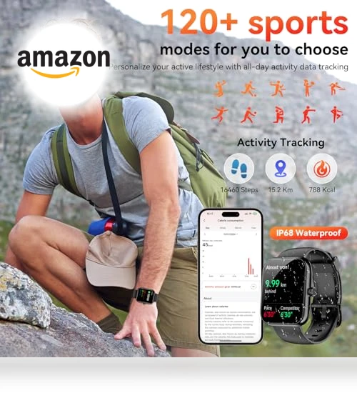 Smart Watch with Alexa & Bluetooth Calls — Smartwatches, Senbono