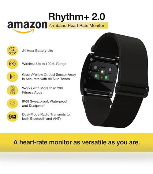 Advanced Waterproof & Dustproof Heart Rate Monitor Armband — Fitness & Activity Monitors, Scosche