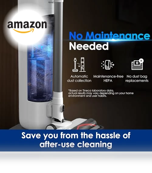 Cordless Smart Vacuum with Auto Dust Base — Smart Cleaning Robots, Tineco
