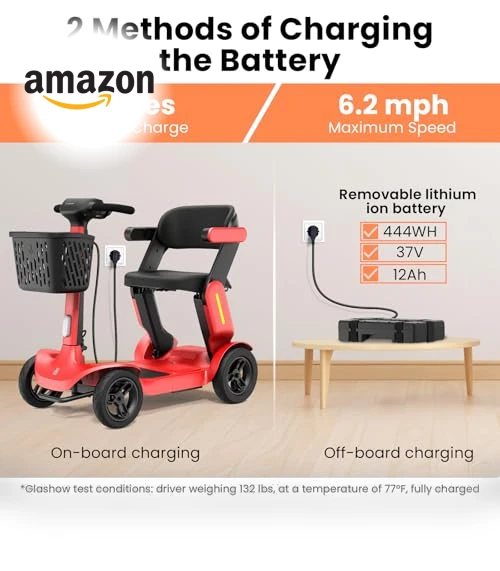 Foldable Mobility Scooter — Push Scooters, Glashow