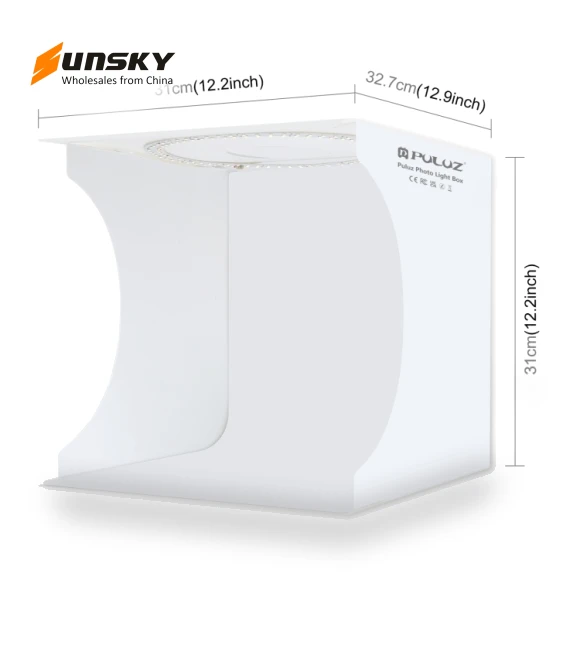 Folding Portable Ring Light Board Photo Lighting Studio Shooting Tent Box Kit — Photography Lighting & Studio Equipment, PULUZ
