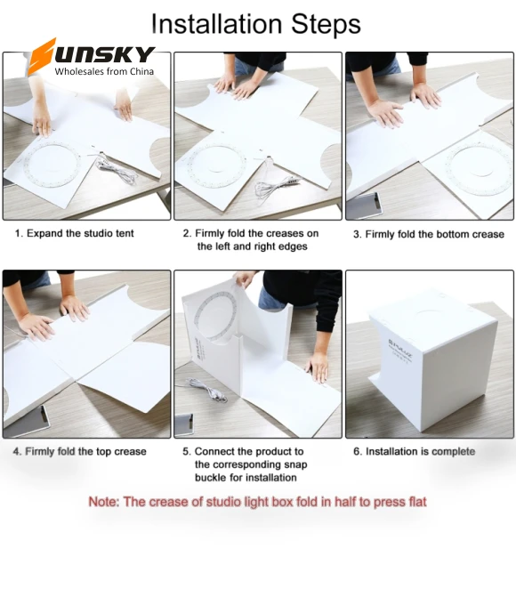 Folding Portable Ring Light Board Photo Lighting Studio Shooting Tent Box Kit — Photography Lighting & Studio Equipment, PULUZ