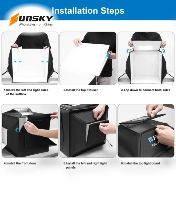 Folding Studio Shooting Tent Soft Box Photography Lighting Kit — Shooting Tents, PULUZ