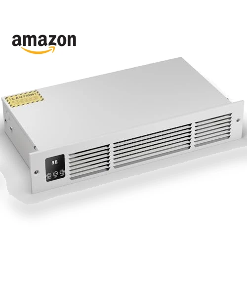 Kickspace Heater with Built-In Thermostat and Timer — Heater Spare Components, AIREPUSH