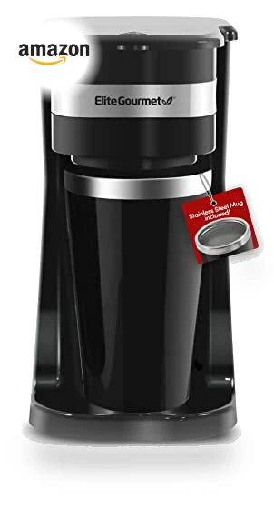 Personal Single-Serve Compact Coffee Maker — Single-Cup Coffee Makers, Elite Gourmet