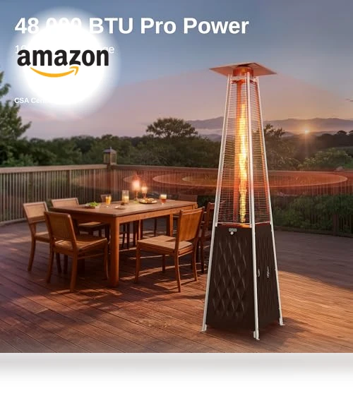Pyramid Patio Heater — Parts, EAST OAK