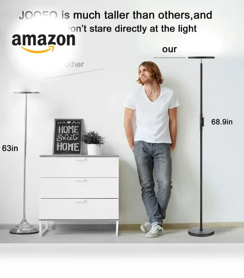 Sky LED Modern Torchiere Floor Lamp — Lighting, JOOFO
