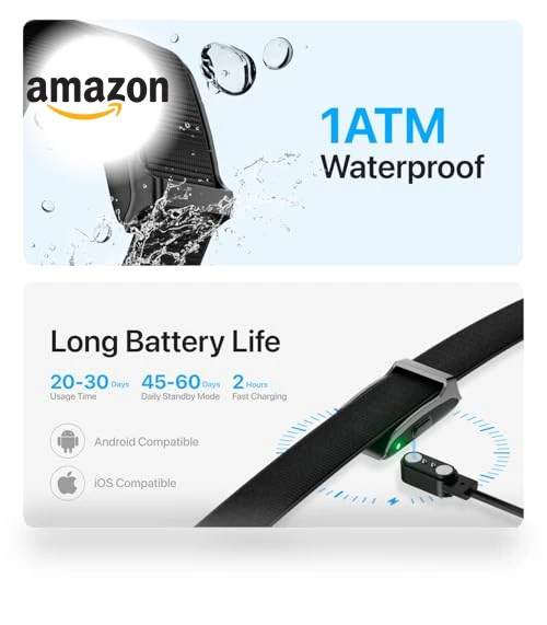 Smart Health Wristband — Fitness Bands, Leafora