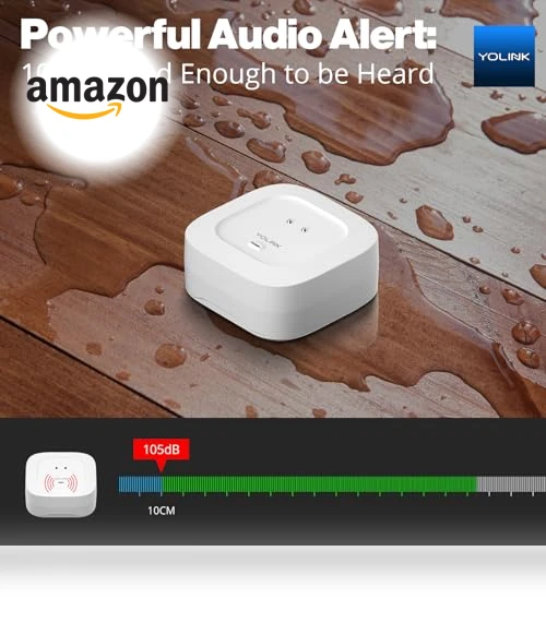Smart Home Starter Kit: Hub & Water Leak Sensor — Water Leak Detection Systems, YoSmart