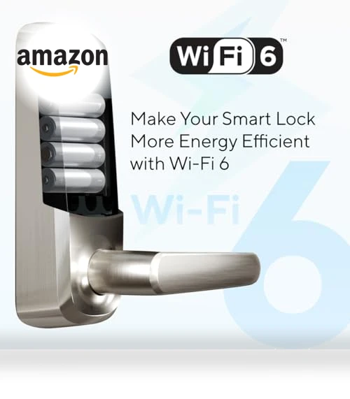 Smart Lock with Built-in WiFi and Fingerprint Access — Keyless Entry, ULTRALOQ