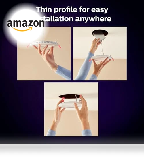 Smart Slim LED Downlight — Recessed Lighting, Philips Hue