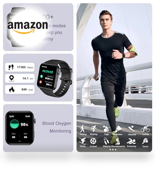 Smart Watch with HD Screen and AI Voice Assistant — Smartwatches, IOWODO