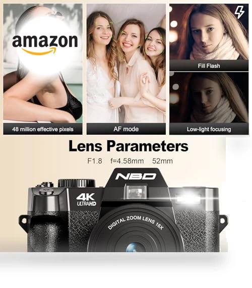 Digital Camera for Photography with 16X Zoom — Compact Digital Cameras, NBD