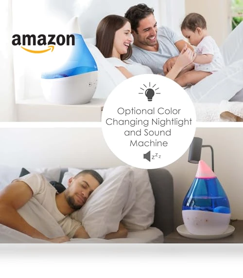 Drop 2.0 Ultrasonic Cool Mist Humidifier — Air Moisturizers, Crane