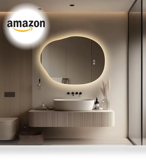 LED Bathroom Mirror with Lights — Makeup, Yoding