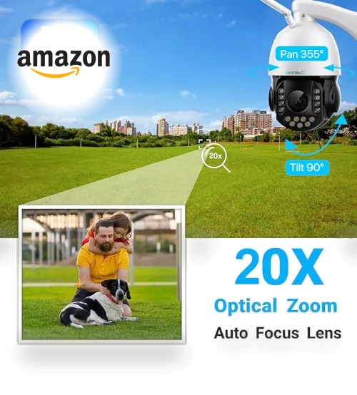 Outdoor Security IP Camera with 20X Optical Zoom — Security Cameras, SV3C