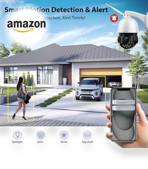 Outdoor Security IP Camera with 20X Optical Zoom — Security Cameras, SV3C